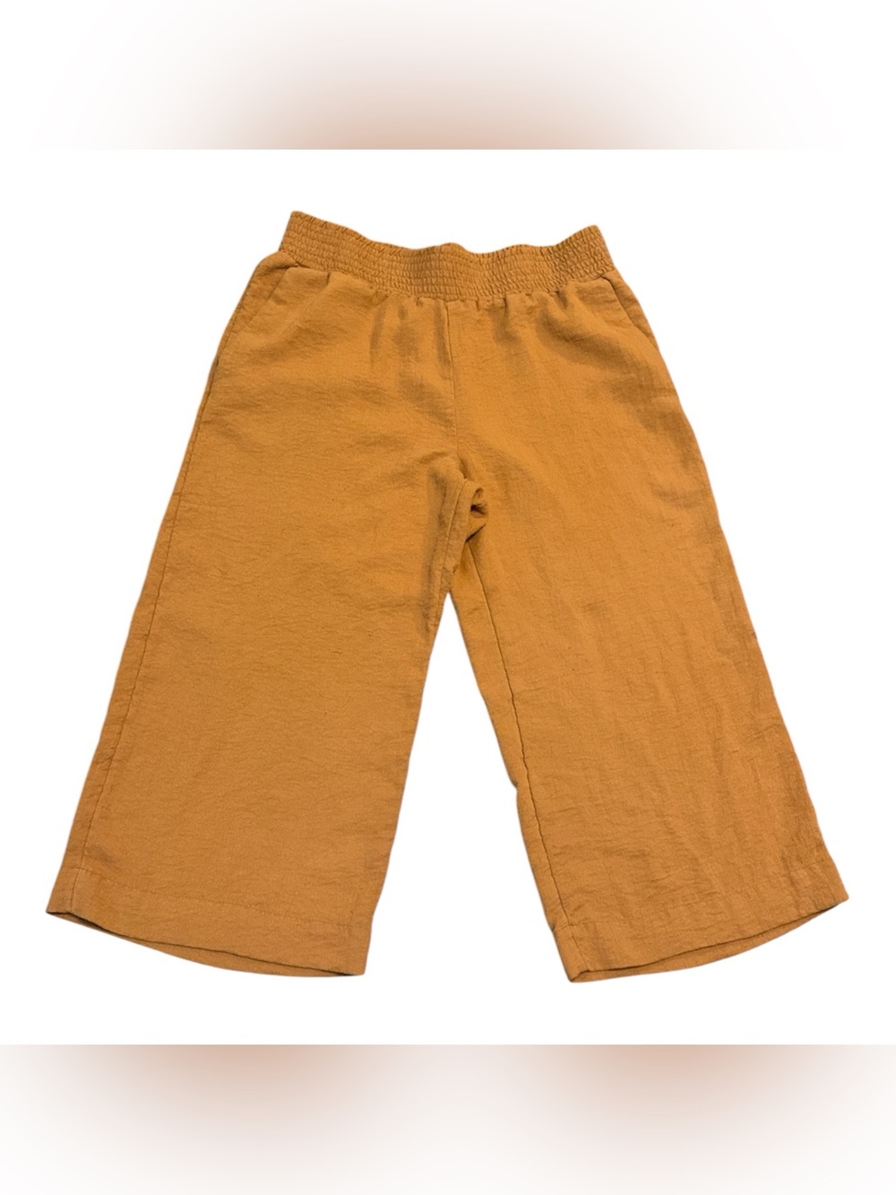 A New Day women's fall feature a comfortable mustard cropped culottes Size XL